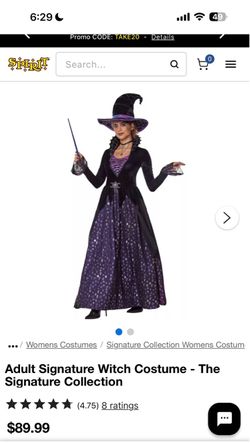 Adult Signature Witch Costume