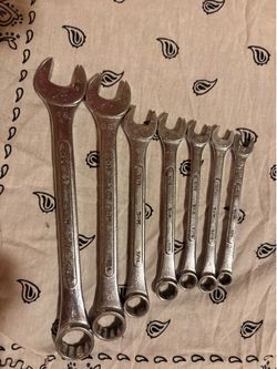 S&K Combination Wrenches 7 piece set