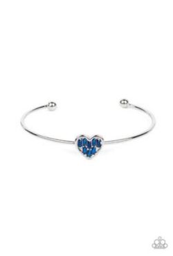 Paparazzi Blue Heart Bracelet