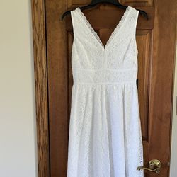 NEW - White Lace Dress