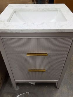 24 inch vanity mid century