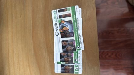 $100 preloaded MBTA Charlie card