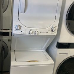 GE Washer Electric Dryer Stacked Laundry Center