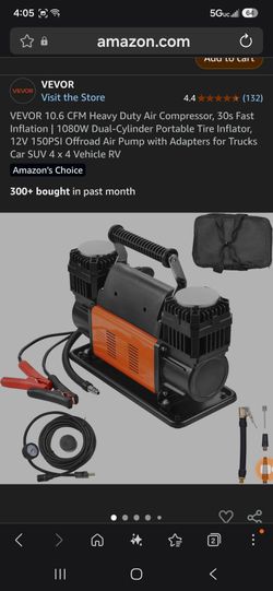 Portable air compressor