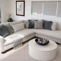 West Elm Harmony 2-Piece Bumper Chaise Sectional