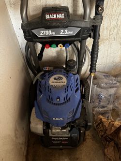 Subaru Black Max 2300psi gas pressure washer