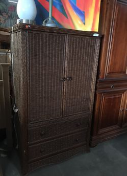 Wicket armoire / tv center $150