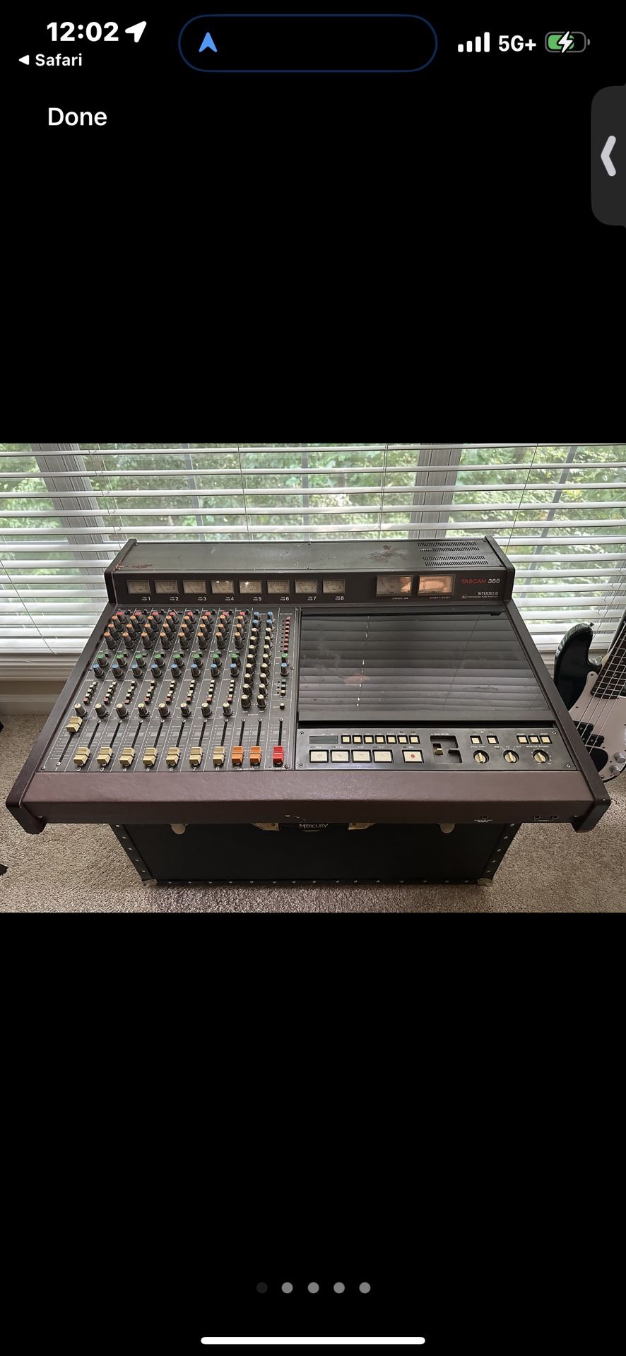 TASCAM 388 Analog Mixer + 8 Track Recorder