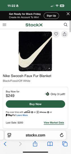 Nike Faux Furr Blanket