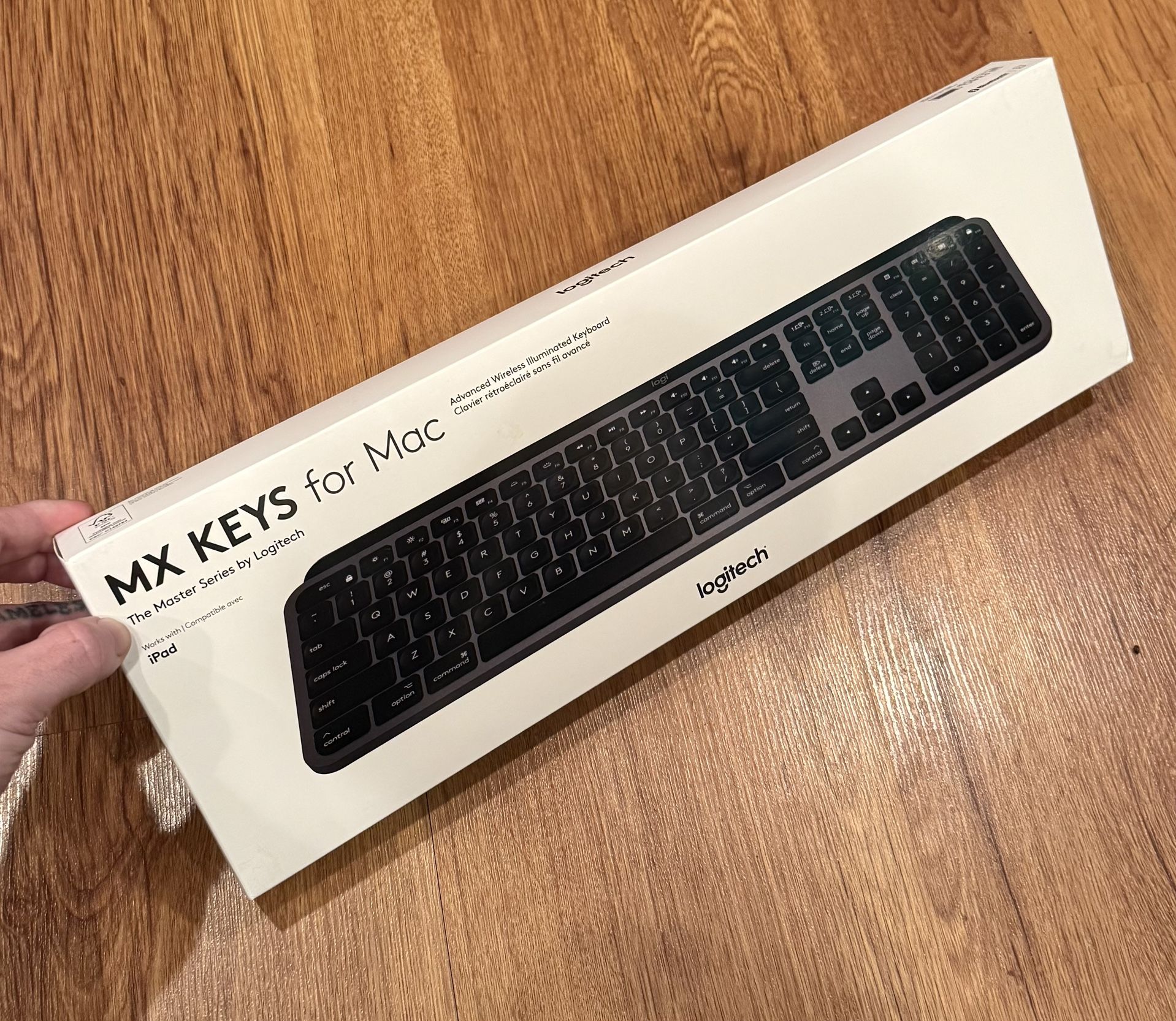 Logitech MX Keys for Mac Keyboard (Brand new, factory sealed)