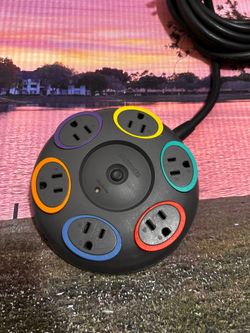 Kensington 6-Outlet Surge Protector Power Strip 15 ft Cord w/ Indicator Light