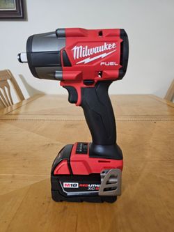 Milwaukee M18 Fuel 1/2’ impact wrench #2962-20 Comes with 5.0 battery charger available for additional charge  BRAND NEW NEVER USED