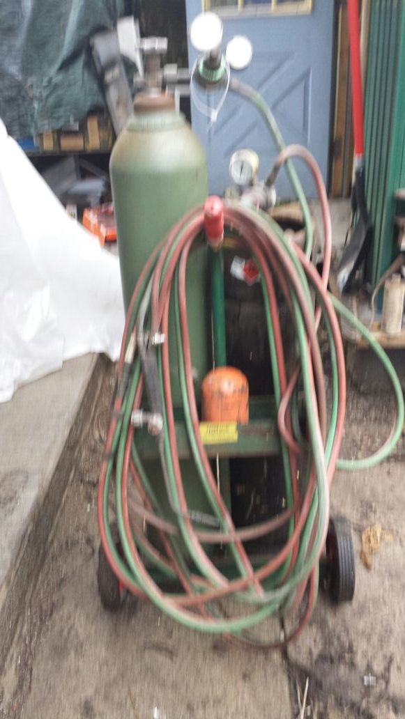 Gas welding set