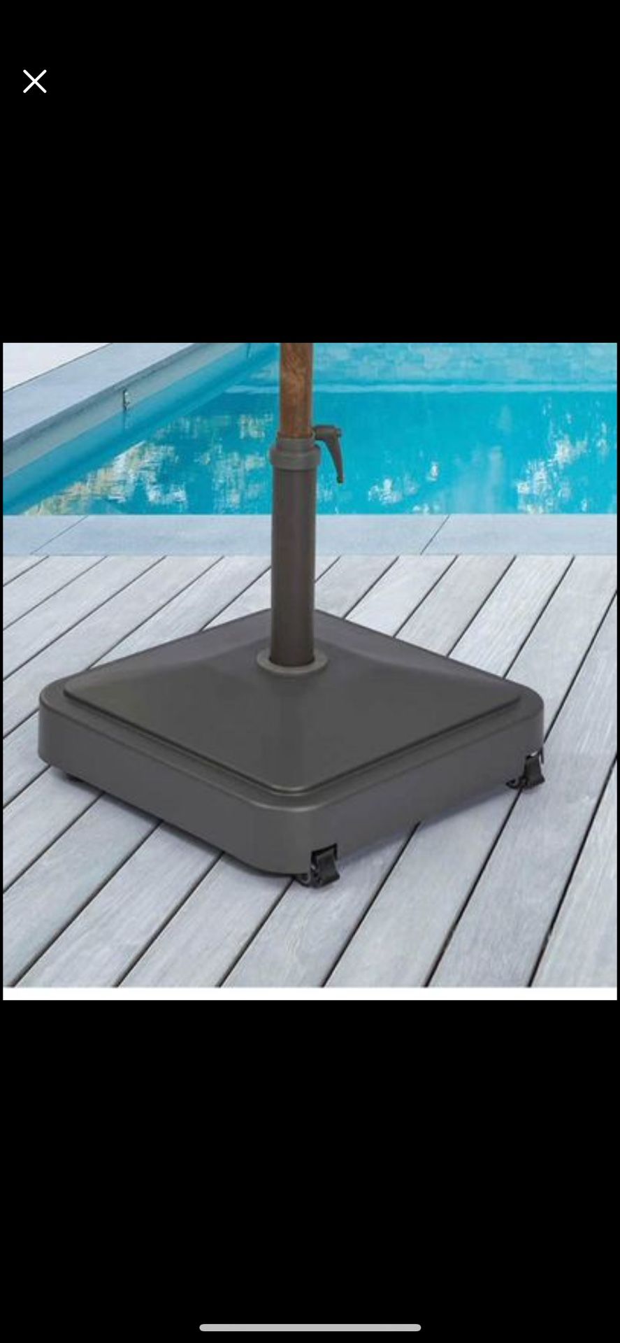 Proshade Umbrella Base with Wheels, Clamp and Split Stem