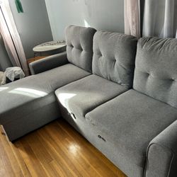 sectional couch with pull out storage and bed 