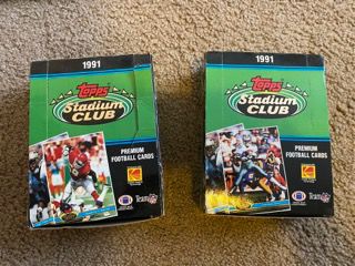 1990's football mostly unopened packages
