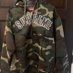 Supreme BBS Camo Zip Up