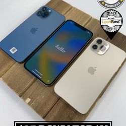 Apple iPhone 12 Pro Max Unlocked -90 Day Warranty-$1 DOWN-NO Credit Needed