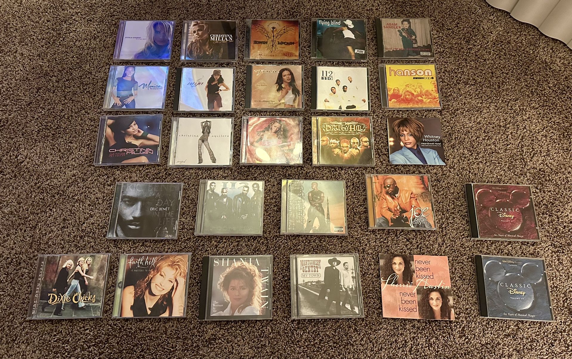 27 Music CD’s (Country, Alternative, Spanish, R&B, Disney & More)-$5 EACH