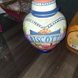 Hand Painted Jar