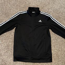 Womens Adidas Black Track Jacket size large 