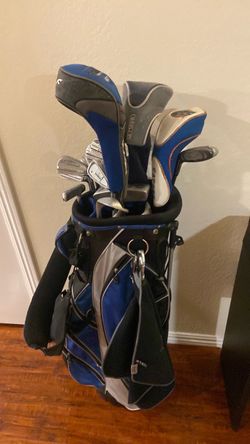 Golf bag and clubs