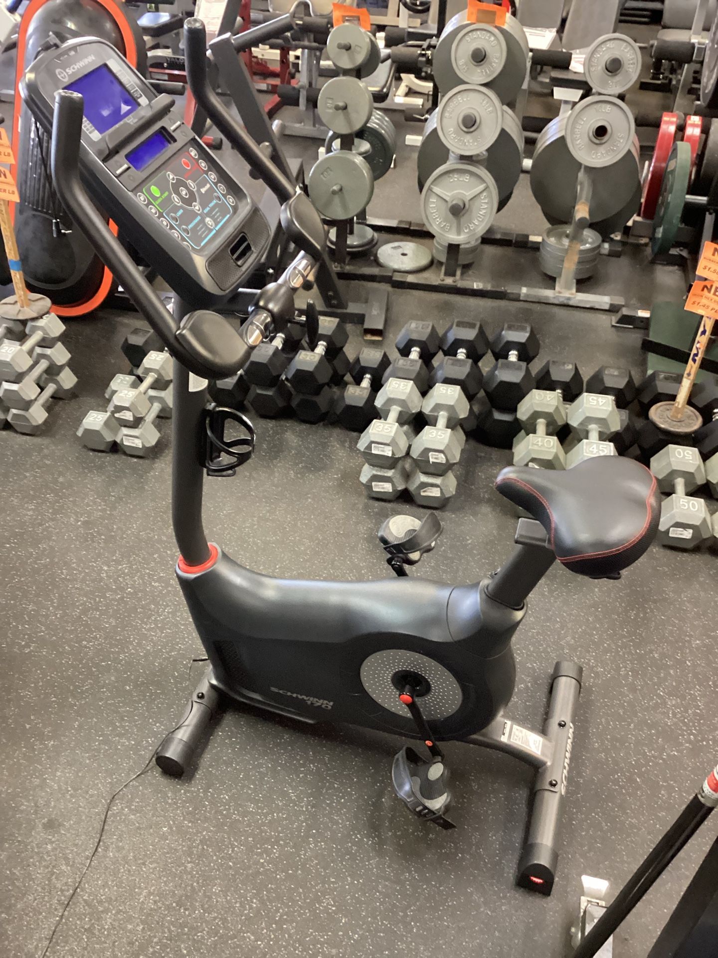 Schwinn 170 Upright Exercise Bike With Bluetooth And Includes Warranty