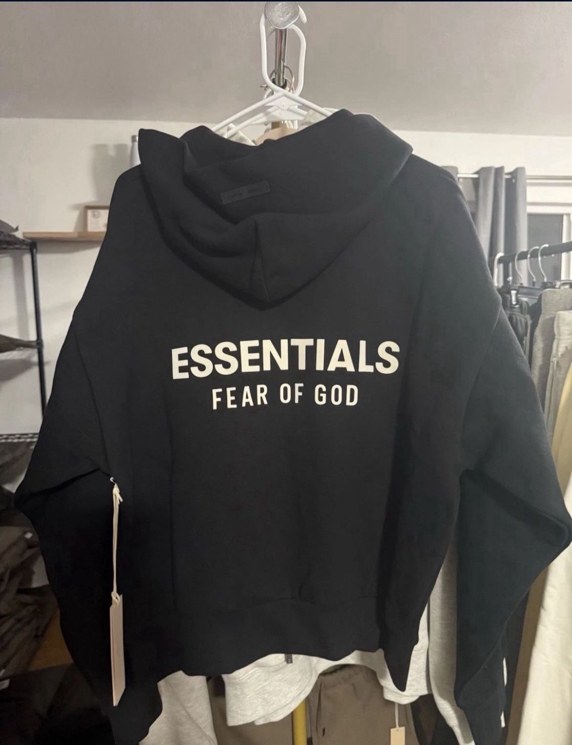 Fear of God Essentials Zip-Up Fleece Hoodie