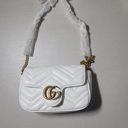 Mini White Crossbody Bag 