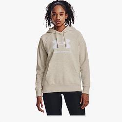 Under Armour Ladies Rival Fleece Big Logo Hoodie 