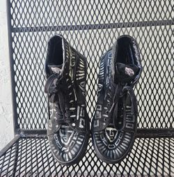 Vans Sk8-Hi Canvas Legendary High Top Black Sneakers Skateboard Shoe 