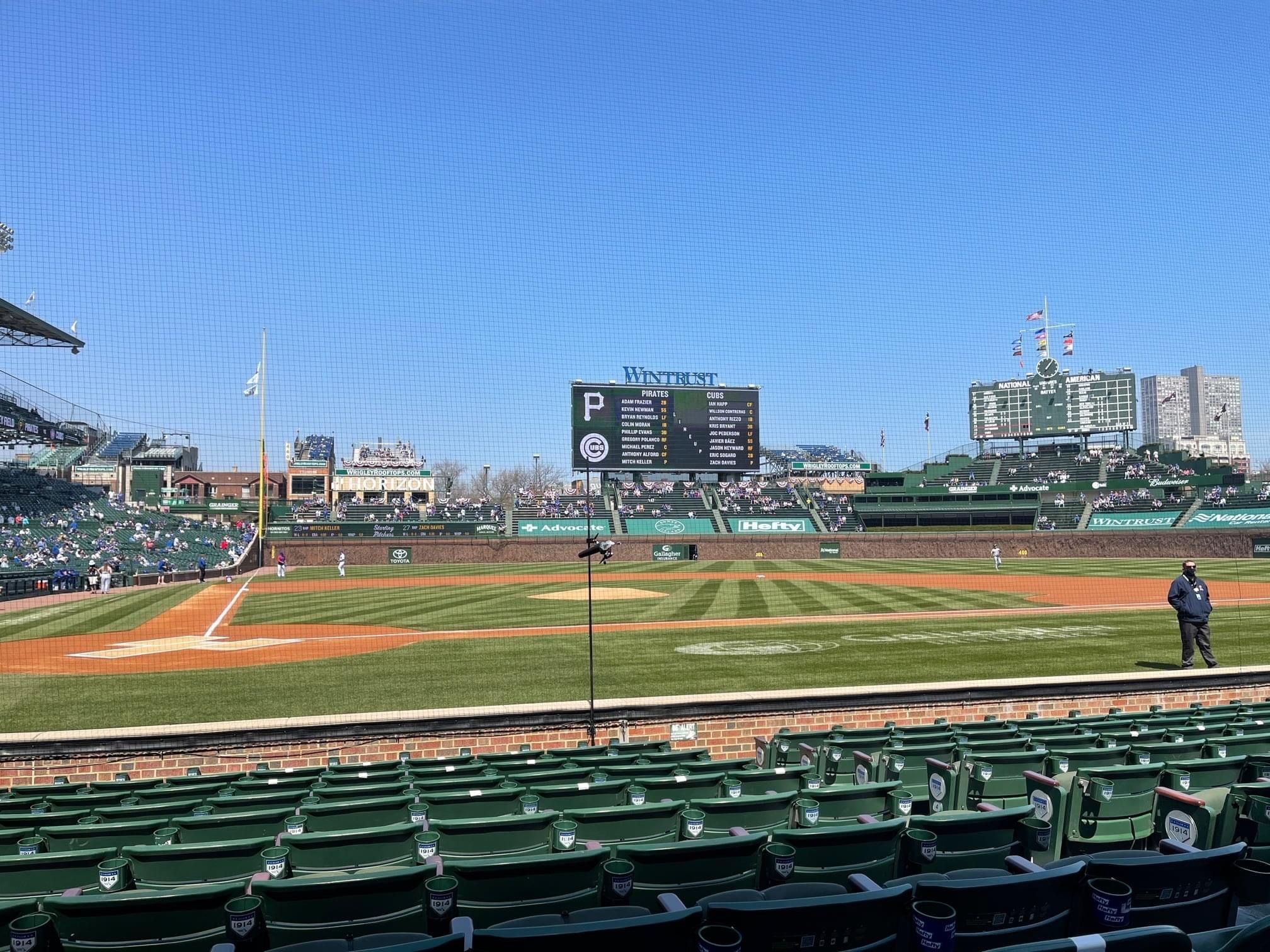 2023 Cubs Tickets Section 21 Row 8