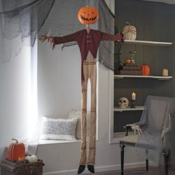 NEW 6 ft. Pumpkin King Nightmare Before Christmas Hanging Posable Character Halloween Props