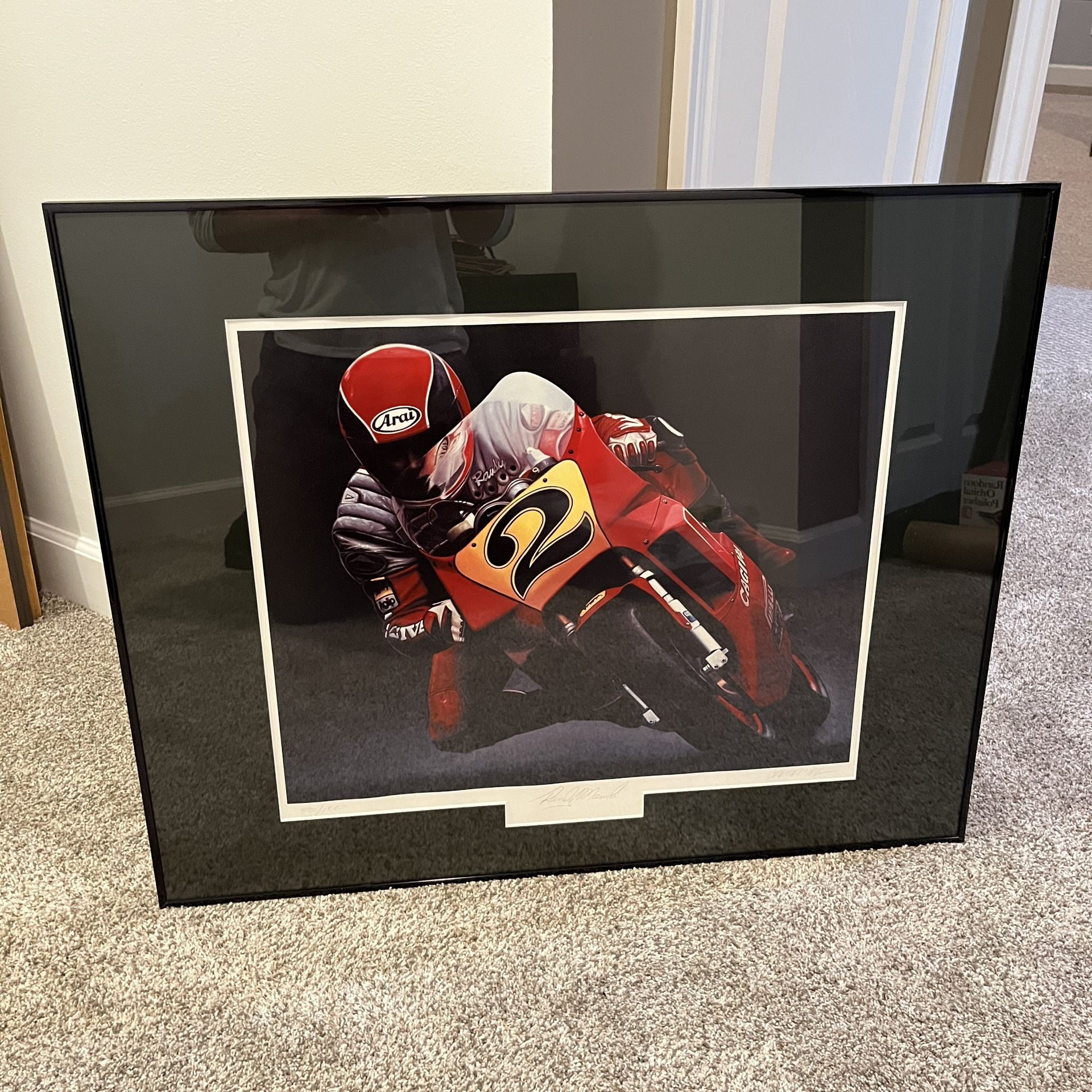 Randy Mamola MotoGP Limited Run Print 33/150