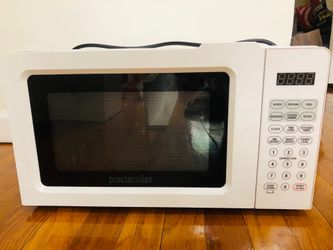 Microwave in white