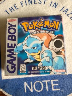 Pokemon blue no manual or inserts .