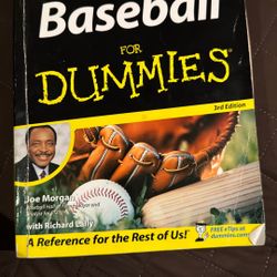 Baseball For Dummies Book