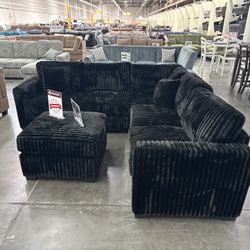 Black Sectional 