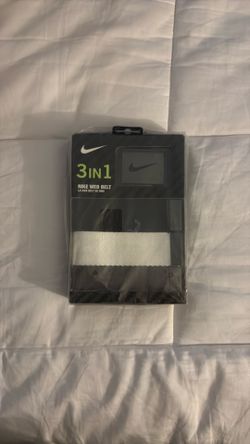 3 in 1 Nike web belts