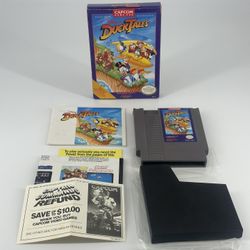 Disney's DuckTales NES Nintendo 1989 CIB Complete Great Condition With Poster