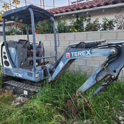 Terex TC16 mini excavator