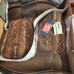 TONY LAMA WESTERN WORK BOOTS SIZE 11.5 D MEN'S 