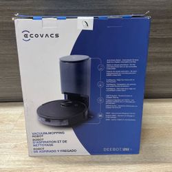 ECOVACS DEEBOOT N8+ All-In-One Robot Vacuum Cleaner and Mop, Auto-Empty Station