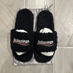 Balenciaga’s Furry Slides 