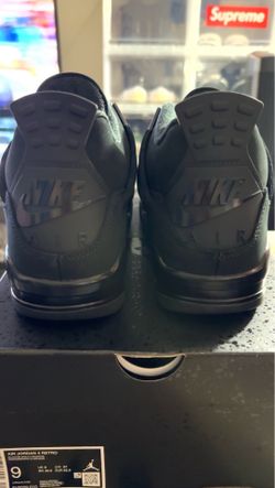 Jordan 4 Retro Black Cat Size 9 DS