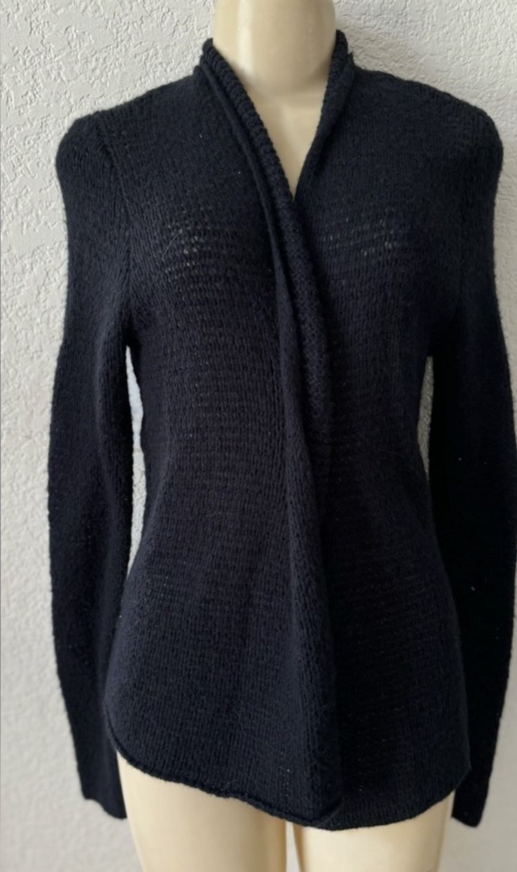 Blue Vintage knit Cardigan Sweater Lightweight Y2K 2000s
