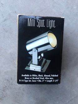 White Mini Spot Light