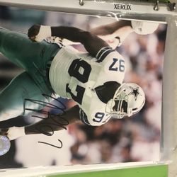 Dallas Cowboy Signed Picture Photo Glover NFL