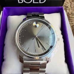 Movado Bold Access, 41mm, Stainless Steel Case and Bracelet