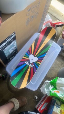 Rainbow skateboard